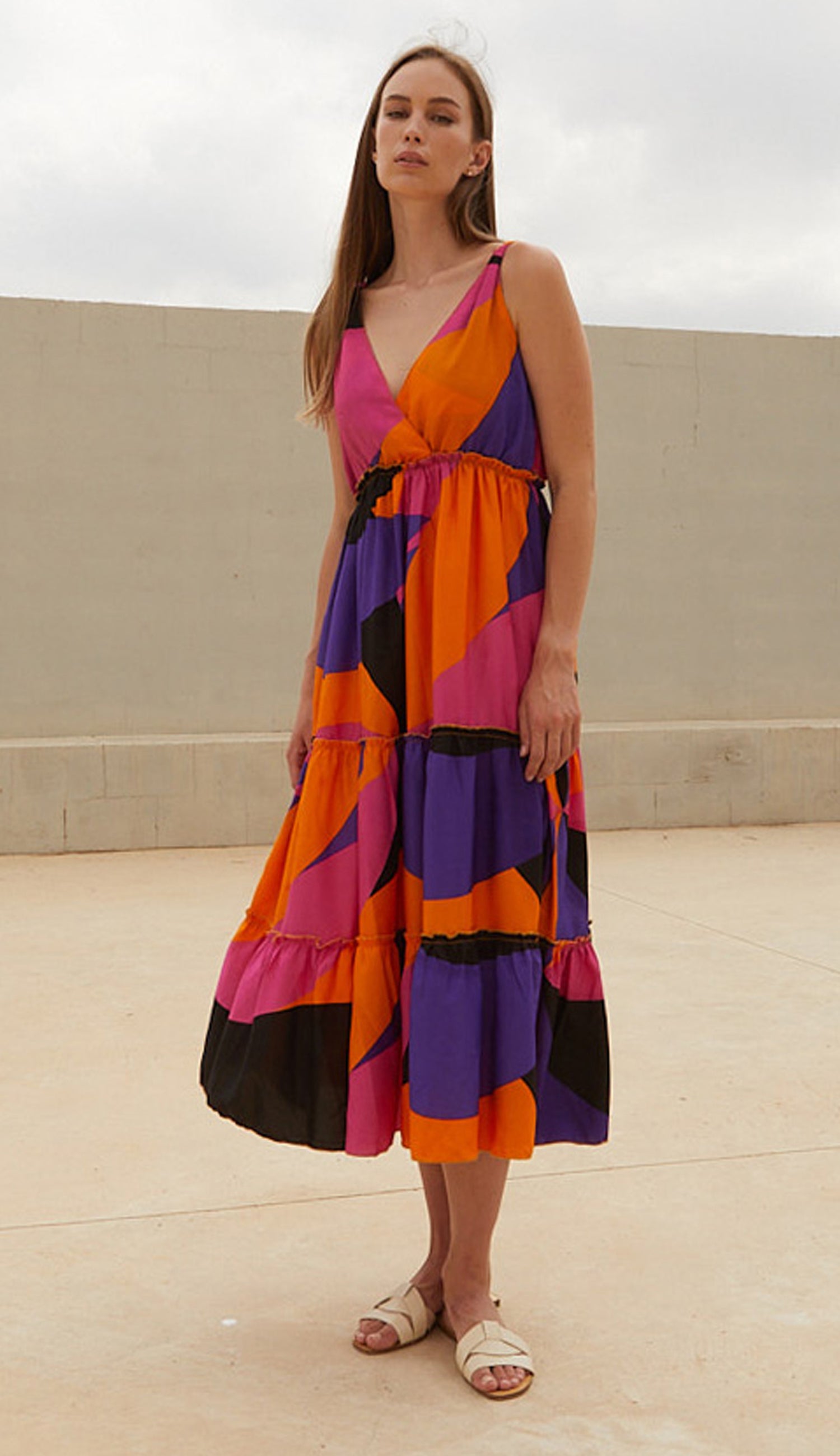 Vestido Maxi Tropical