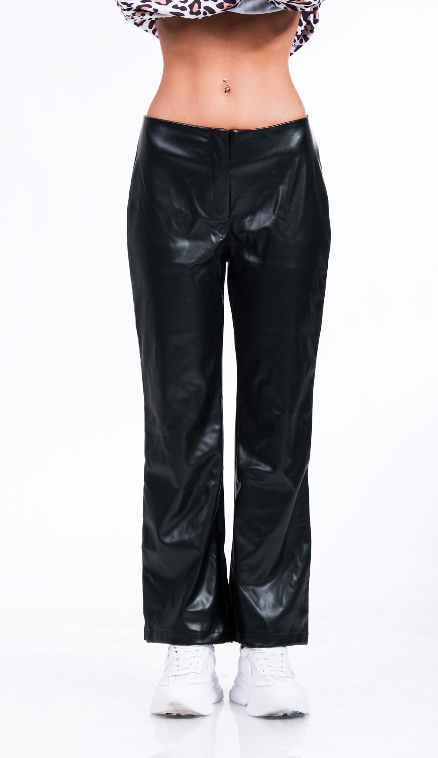 Elena Ecoleather Pants