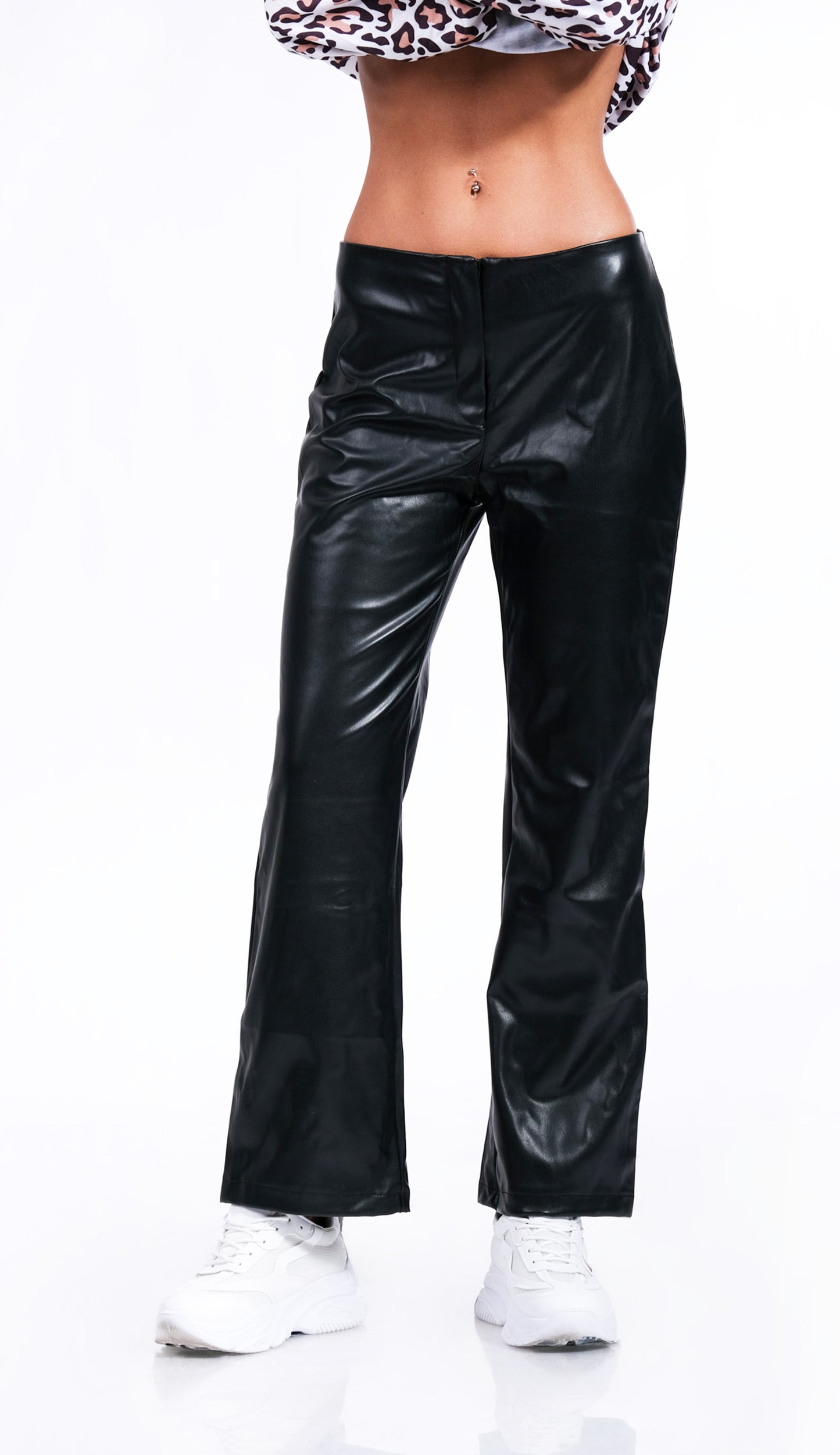 Elena Ecoleather Pants