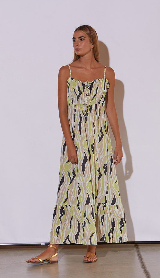 Vestido Maxi Wild Animal